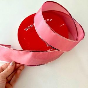 Bundle of 4 rolls pink ribbon